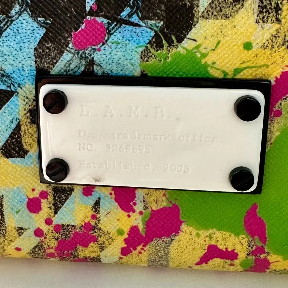 L.A.M.B. Yellow Multi-Color Graffiti Laptop Sleeve
